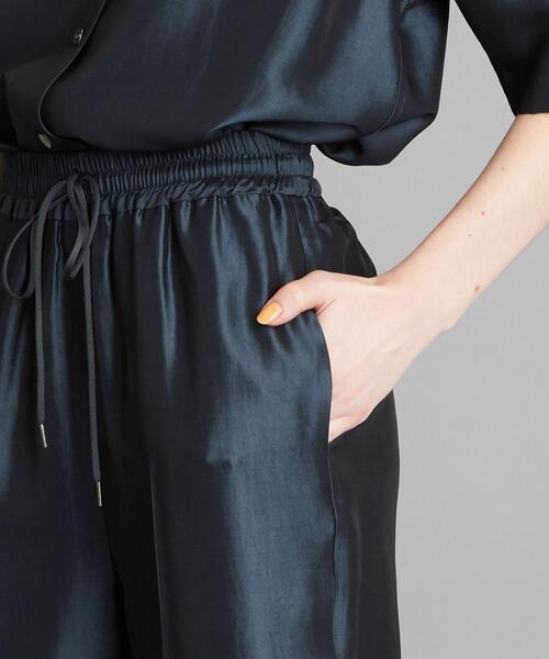 Steven Alan（スティーブンアラン）の「＜Steven Alan＞SHINY GATHER PANTS/パンツ（その他パンツ・レディース・ブラウン/ダークグリーン・MEDIUM/SMALL）」の5枚目の写真