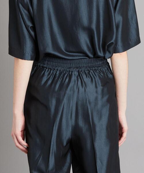 Steven Alan スティーブンアラン サテンギャザーパンツ ブラック M Steven Alan スティーブンアラン サテンギャザーパンツ ブラック M