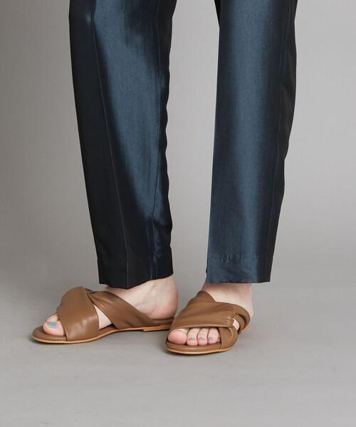 Steven Alan（スティーブンアラン）の「＜Steven Alan＞SHINY GATHER PANTS/パンツ（その他パンツ・レディース・ブラウン/ダークグリーン・MEDIUM/SMALL）」の8枚目の写真