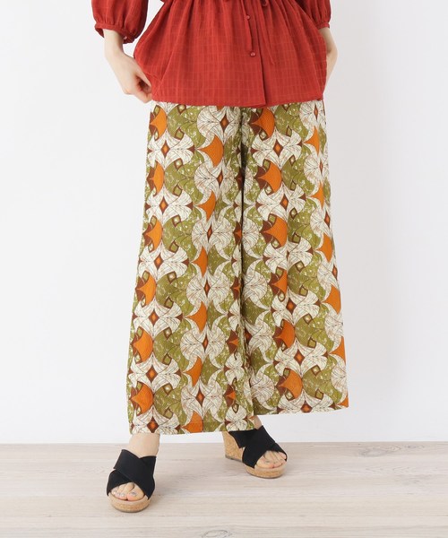Grove グローブ の Iocus エスニックプリントワイドパンツ その他パンツ Wear