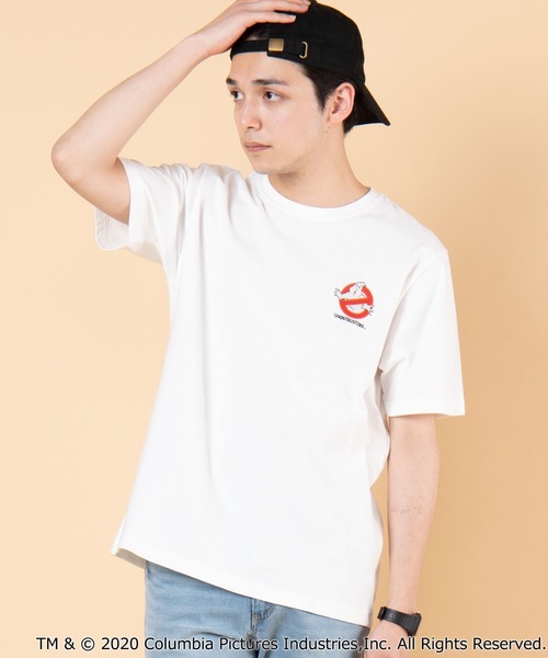WEGO（ウィゴー）の「∴WEGO/ゴーストバスターズ 別注Tシャツ（Tシャツ/カットソー・メンズ・ホワイト/ブラック・MEDIUM/LARGE）」の2枚目の写真