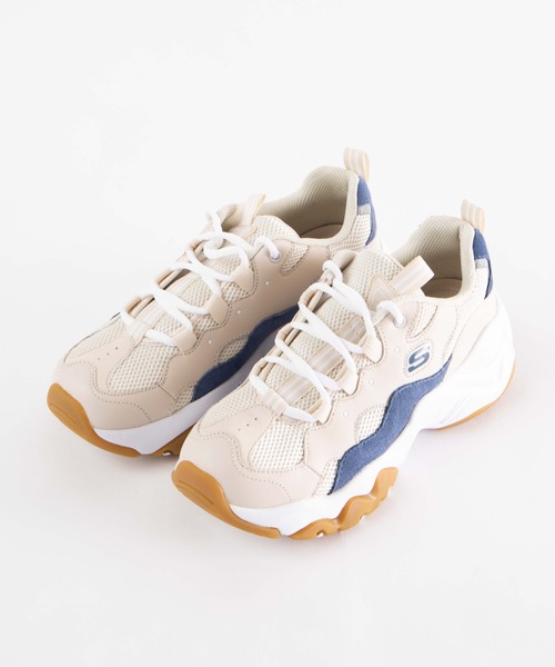SKECHERS(スケッチャーズ)の「WEGO/SKECHERS DLITES3(スニーカー・レディース・ホワイト/ブラック・SMALL/X-SMALL)」の2枚目の写真