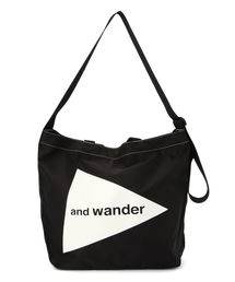 and wander | and wander/アンドワンダー　CORDURA big logo tote bag large コーデュラビッグロゴトートバッグラージ 5740985003F030(トートバッグ)
