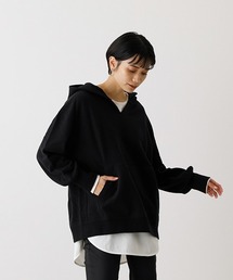AZUL by moussy | SLIT NECK HOODIE/スリットネックフーディ(パーカー)
