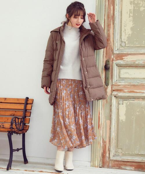 Feroux(フェルゥ)の「【洗える】シェードmixフラワー スカート(スカート・レディース・ベージュ系3/オレンジ系3・2)」の14枚目の写真