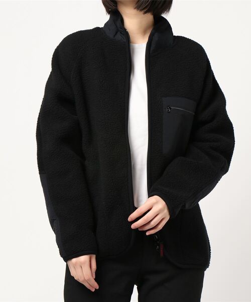 Gramicci（グラミチ）の「【63】【GRAMICCI】BOA FLEECE JACKET（ブルゾン・メンズ・ベージュ/オリーブ/ブラック・MEDIUM/X-LARGE/LARGE/XX-LARGE/SMALL）」の21枚目の写真