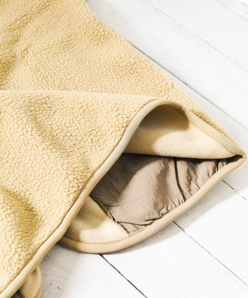 Gramicci（グラミチ）の「【63】【GRAMICCI】BOA FLEECE JACKET（ブルゾン・メンズ・ベージュ/オリーブ/ブラック・MEDIUM/X-LARGE/LARGE/XX-LARGE/SMALL）」の5枚目の写真