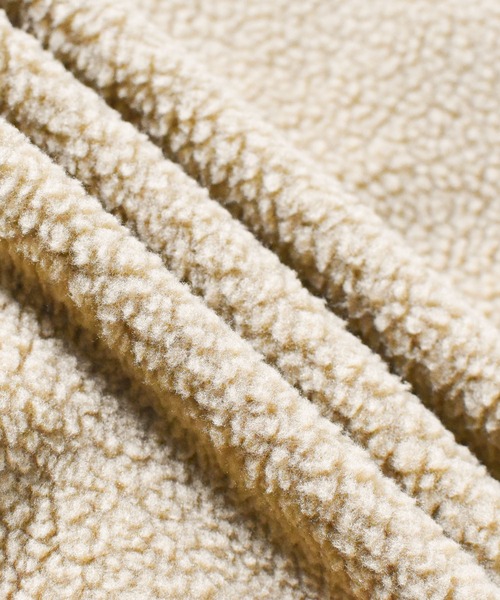 Gramicci（グラミチ）の「【63】【GRAMICCI】BOA FLEECE JACKET（ブルゾン・メンズ・ベージュ/オリーブ/ブラック・MEDIUM/X-LARGE/LARGE/XX-LARGE/SMALL）」の6枚目の写真