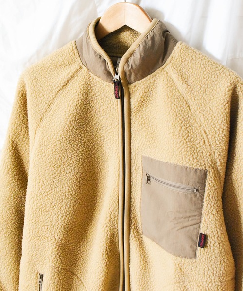 Gramicci（グラミチ）の「【63】【GRAMICCI】BOA FLEECE JACKET（ブルゾン・メンズ・ベージュ/オリーブ/ブラック・MEDIUM/X-LARGE/LARGE/XX-LARGE/SMALL）」の7枚目の写真