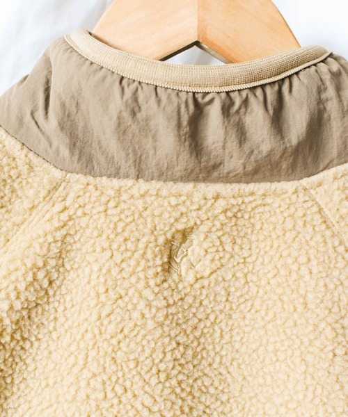 Gramicci（グラミチ）の「【63】【GRAMICCI】BOA FLEECE JACKET（ブルゾン・メンズ・ベージュ/オリーブ/ブラック・MEDIUM/X-LARGE/LARGE/XX-LARGE/SMALL）」の13枚目の写真