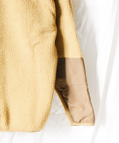 Gramicci（グラミチ）の「【63】【GRAMICCI】BOA FLEECE JACKET（ブルゾン・メンズ・ベージュ/オリーブ/ブラック・MEDIUM/X-LARGE/LARGE/XX-LARGE/SMALL）」の14枚目の写真