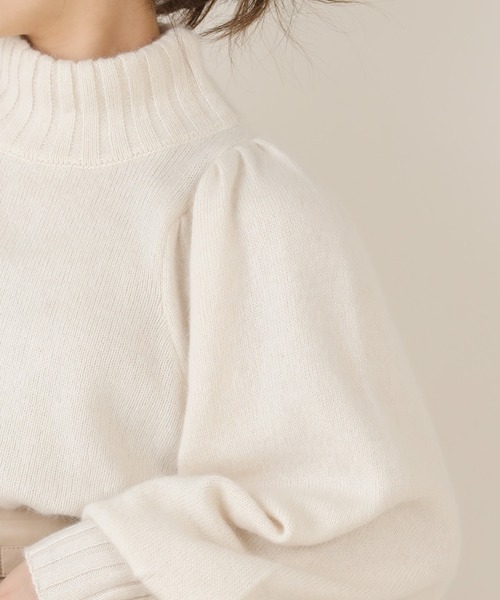 Chico(チコ)の「ハイネックパワショルフォックスニット(ニット/セーター・レディース・アイボリー/カーキ/パープル/ピンクベージュ・FREE)」の9枚目の写真