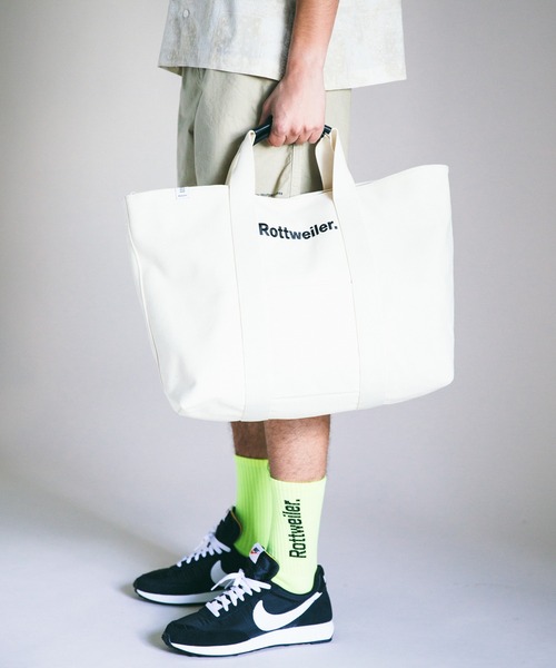 ROTTWEILER(ロットワイラー)の「Canvas Tote Bag Large(トートバッグ)」|ホワイト