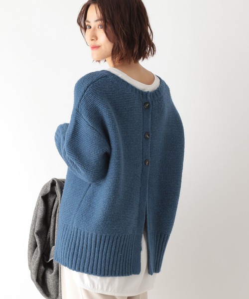 LEPSIM（レプシィム）の「5Gゼンゴギニット　922219（ニット/セーター・レディース・グレー/イエロー/ブルー/モカ・FREE）」の4枚目の写真