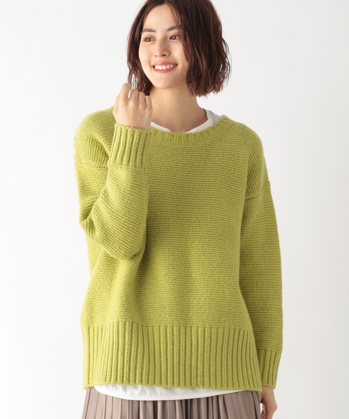 LEPSIM（レプシィム）の「5Gゼンゴギニット　922219（ニット/セーター・レディース・グレー/イエロー/ブルー/モカ・FREE）」の15枚目の写真