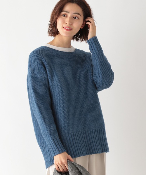 LEPSIM（レプシィム）の「5Gゼンゴギニット　922219（ニット/セーター・レディース・グレー/イエロー/ブルー/モカ・FREE）」の12枚目の写真