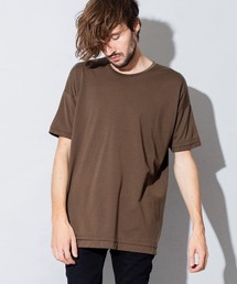 mt6980-フランカー天竺レイヤードルーズC-N-T Tシャツ