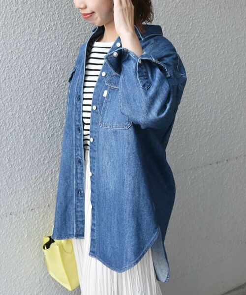 SHIPS any（シップス エニィ）の「SHIPS any: オーバー デニムシャツ