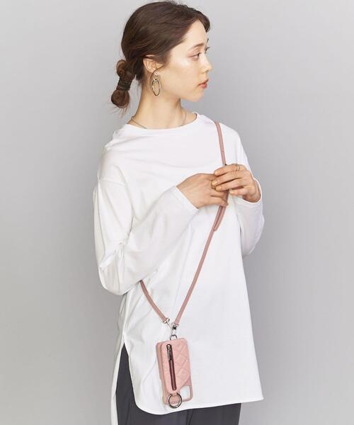 ajew（エジュー）の「【別注】＜AJEW＞キルティングジップ ストラップ iPhone X/XS/11Pro ケース（スマホケース/カバー・レディース・ピンク/オリーブ/ブラック/ライトグレー・FREE）」の19枚目の写真