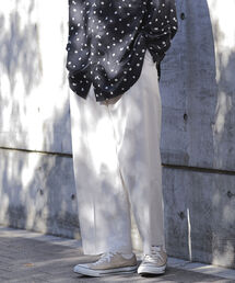BeAMS DOT | 【WEB限定】BeAMS DOT / ワイド センタープレスパンツ(その他パンツ)