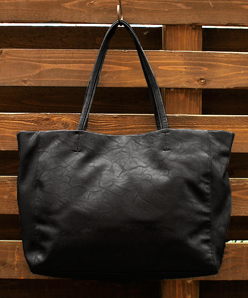 CIAOPANIC（チャオパニック）の「【Ciaopanic】2WAY FAKE LETHEARトートBAG（トートバッグ・レディース・ブラウン/キャメル/ブラック/オフホワイト/ブルー・FREE）」の3枚目の写真