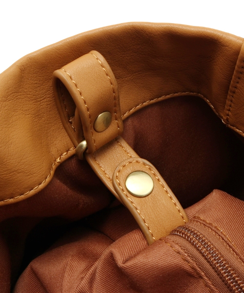 CIAOPANIC（チャオパニック）の「【Ciaopanic】2WAY FAKE LETHEARトートBAG（トートバッグ・レディース・ブラウン/キャメル/ブラック/オフホワイト/ブルー・FREE）」の10枚目の写真