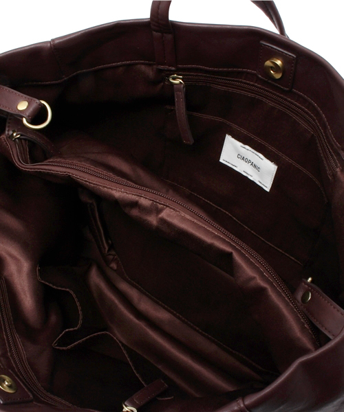 CIAOPANIC（チャオパニック）の「【Ciaopanic】2WAY FAKE LETHEARトートBAG（トートバッグ・レディース・ブラウン/キャメル/ブラック/オフホワイト/ブルー・FREE）」の13枚目の写真