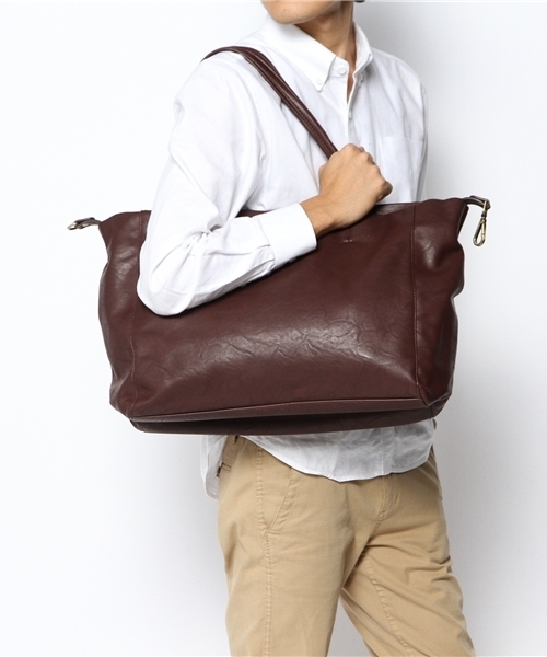 CIAOPANIC（チャオパニック）の「【Ciaopanic】2WAY FAKE LETHEARトートBAG（トートバッグ・レディース・ブラウン/キャメル/ブラック/オフホワイト/ブルー・FREE）」の6枚目の写真