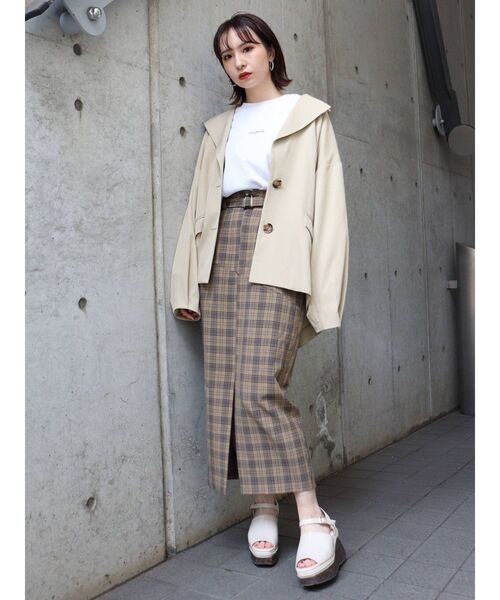 MURUA(ムルーア)の「アシメスウィッチングスカート(スカート・レディース・モカ/その他1・2/1)」の5枚目の写真