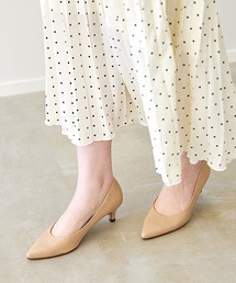 ポインテッドヒールパンプス【Made in Japan】<ふわさら><痛くない><疲れない>(113-38603)JELLY BEANS(ジェリービーンズ)