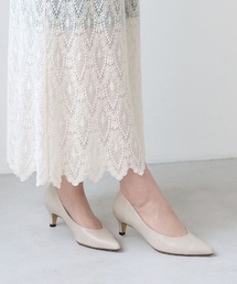 ポインテッドヒールパンプス【Made in Japan】<ふわさら><痛くない><疲れない>(113-38603)JELLY BEANS(ジェリービーンズ)