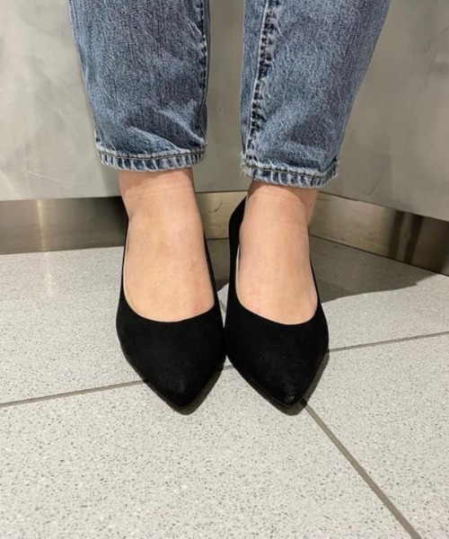 ポインテッドヒールパンプス【Made in Japan】<ふわさら>(113-38603)JELLY BEANS(ジェリービーンズ)（パンプス）｜JELLY BEANS（ジェリービーンズ）