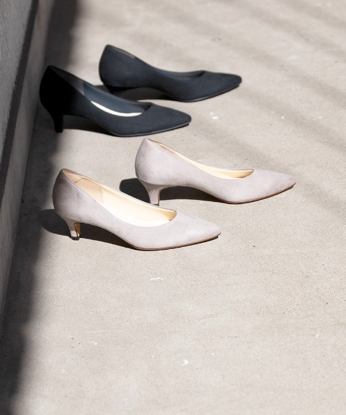 ポインテッドヒールパンプス【Made in Japan】<ふわさら>(113-38603)JELLY BEANS(ジェリービーンズ)（パンプス）｜JELLY BEANS（ジェリービーンズ）