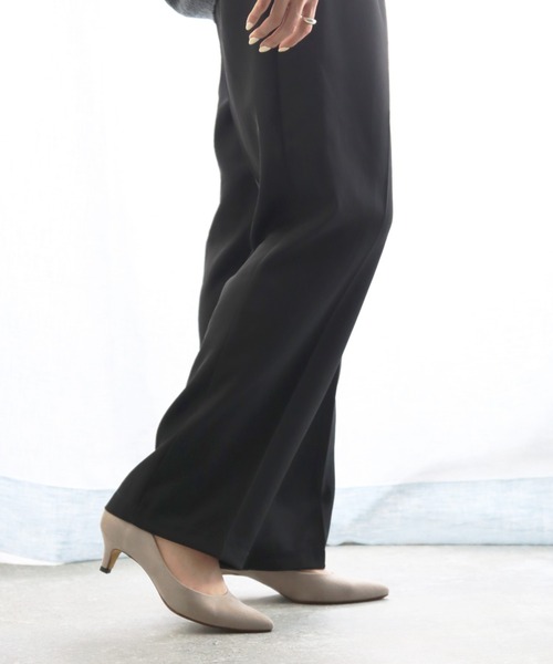 ポインテッドヒールパンプス【Made in Japan】<ふわさら>(113-38603)JELLY BEANS(ジェリービーンズ)（パンプス）｜JELLY BEANS（ジェリービーンズ）