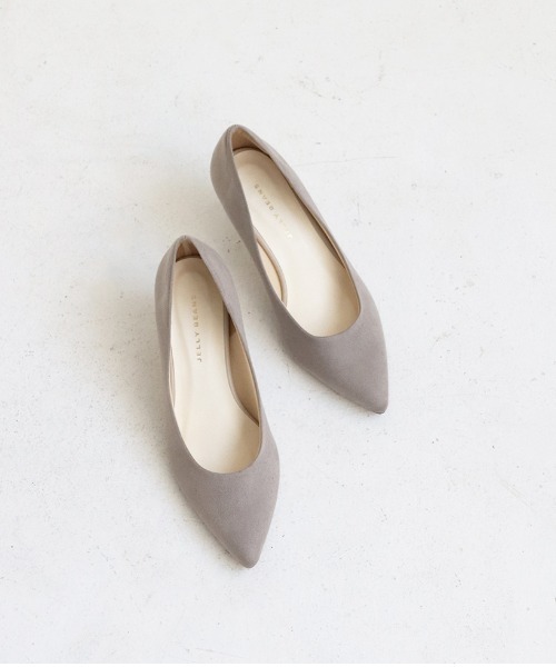 ポインテッドヒールパンプス【Made in Japan】<ふわさら>(113-38603)JELLY BEANS(ジェリービーンズ)（パンプス）｜JELLY BEANS（ジェリービーンズ）