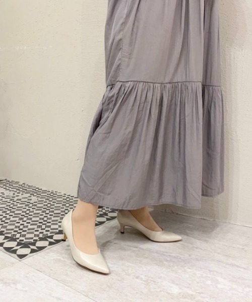 ポインテッドヒールパンプス【Made in Japan】<ふわさら>(113-38603)JELLY BEANS(ジェリービーンズ)（パンプス）｜JELLY BEANS（ジェリービーンズ）