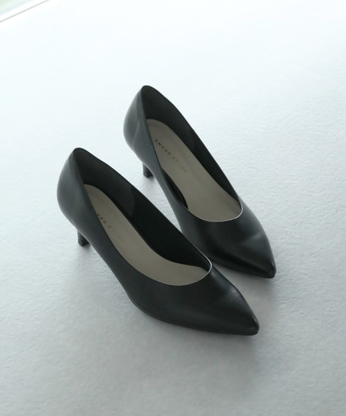 ポインテッドヒールパンプス【Made in Japan】<ふわさら>(113-38603)JELLY BEANS(ジェリービーンズ)（パンプス）｜JELLY BEANS（ジェリービーンズ）