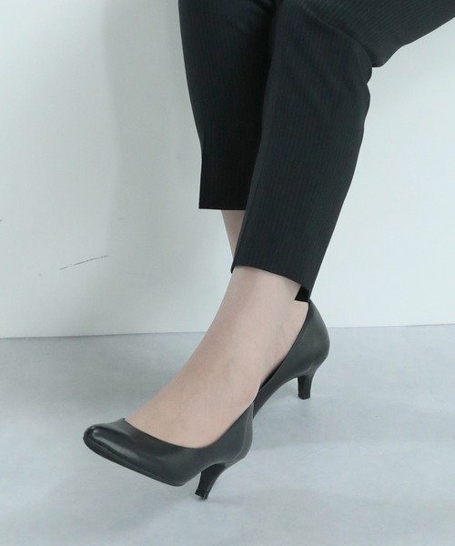 ポインテッドヒールパンプス【Made in Japan】<ふわさら>(113-38603)JELLY BEANS(ジェリービーンズ)（パンプス）｜JELLY BEANS（ジェリービーンズ）