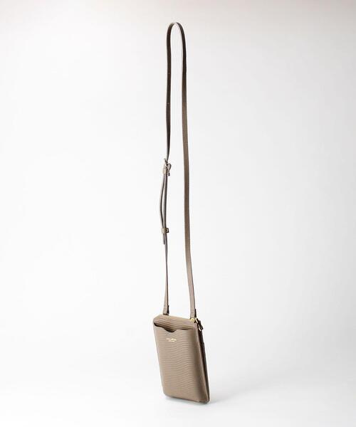 BEAUTY&YOUTH UNITED ARROWS（ビューティーアンドユースユナイテッドアローズ）の「＜VIOLAd’ORO＞レザーソリッドショルダーバッグ Ψ（ショルダーバッグ・レディース・ケリー/ライトグレー/ブラック/グレー/ピンク/モカ/イエロー・FREE）」の8枚目の写真