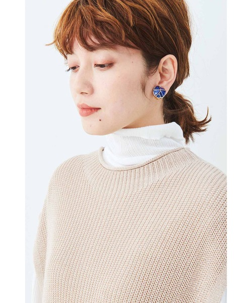 MEDE19F（メデジュウキュウ）の「ＭＥＤＥ１９Ｆ　ロングニットベスト（ニット/セーター・レディース・グリーン系その他/ベージュ・MEDIUM/LARGE/X-LARGE/XX-LARGE）」の6枚目の写真