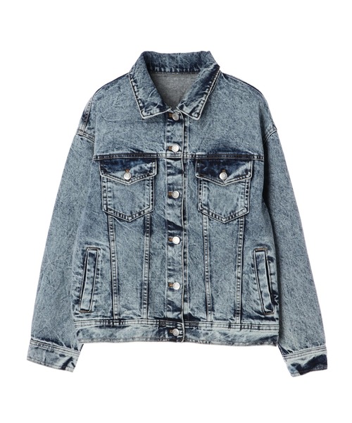 DURAS（デュラス）の「デニムジャケット（デニムジャケット・レディース・ブラック/インディゴブルー・FREE）」の3枚目の写真