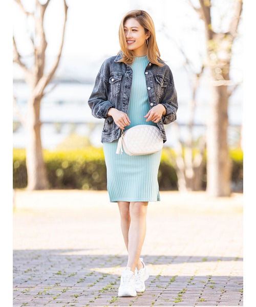 DURAS（デュラス）の「デニムジャケット（デニムジャケット・レディース・ブラック/インディゴブルー・FREE）」の13枚目の写真