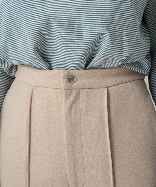 Kastane(カスタネ)の「【Thank Mat'l.】リサイクルポンチフレアスラックス(スラックス・レディース・オレンジ/インディゴブルー/キナリ・1/2)」の12枚目の写真