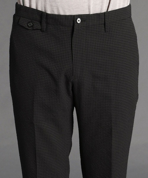 MONSIEUR NICOLE（ムッシュニコル）の「ストレッチサッカースラックス（スラックス・メンズ・ブラック/グレー/ライトグレー/ネイビー・SMALL/MEDIUM/LARGE/X-LARGE）」の13枚目の写真