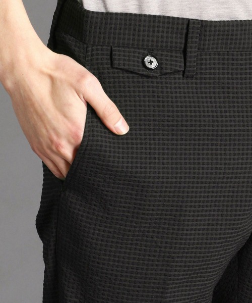 MONSIEUR NICOLE（ムッシュニコル）の「ストレッチサッカースラックス（スラックス・メンズ・ブラック/グレー/ライトグレー/ネイビー・SMALL/MEDIUM/LARGE/X-LARGE）」の10枚目の写真