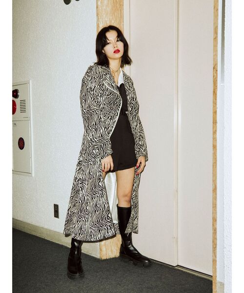 jouetie（ジュエティ）の「ライダースワンピース（ワンピース・レディース・ブラック/パープル/グリーン/その他1・MEDIUM）」の4枚目の写真