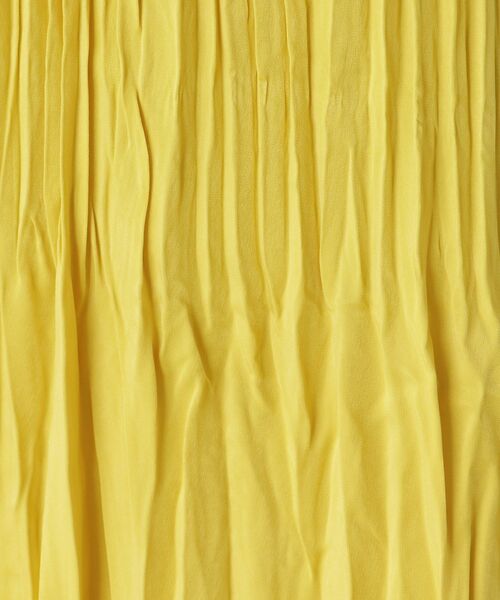 pink adobe(ピンクアドベ)の「◆【M-LL】サテンプリーツ スカート(スカート・レディース・チャコールグレー/イエロー/サンドベージュ/ライトベージュ・40/38/42)」の11枚目の写真