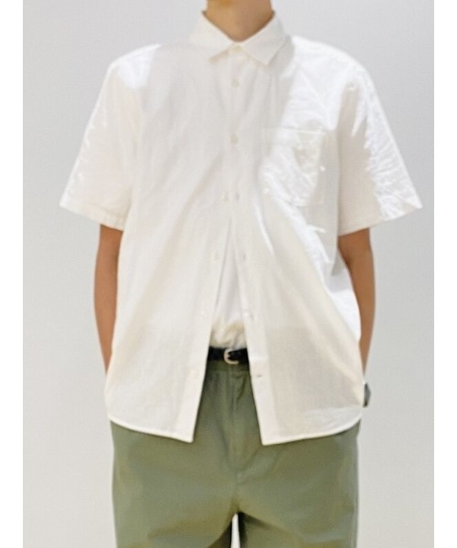 GAP（ギャップ）の「リネンコットン シャツ（シャツ/ブラウス・メンズ・ホワイト/ブルー/その他/その他2・M/L/S/XS/XL）」の6枚目の写真