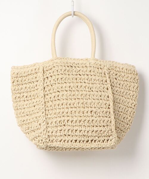 Honeys（ハニーズ）の「雑材シンプルトートＢａｇ（トートバッグ・レディース・ベージュ/キナリ/ブラウン・FREE）」の12枚目の写真