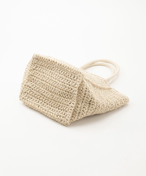 Honeys（ハニーズ）の「雑材シンプルトートＢａｇ（トートバッグ・レディース・ベージュ/キナリ/ブラウン・FREE）」の14枚目の写真